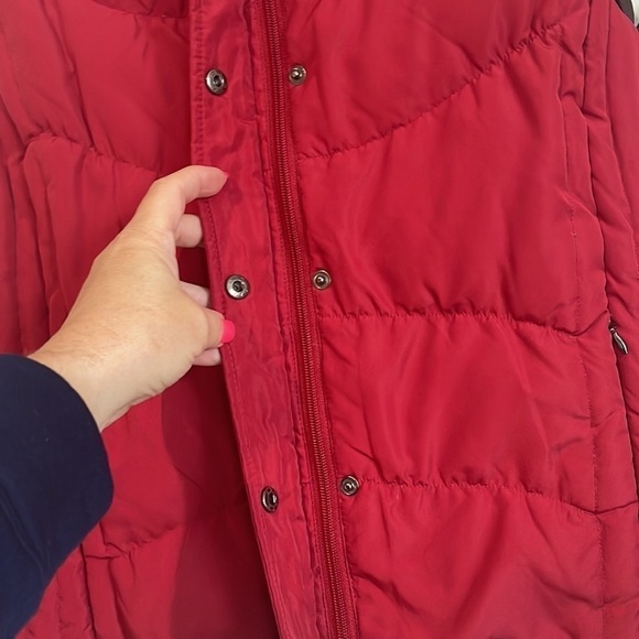 KENNETH COLE REACTION DOWN PUFFER VEST RED SIZE MEDIUM - Picture 5 of 9